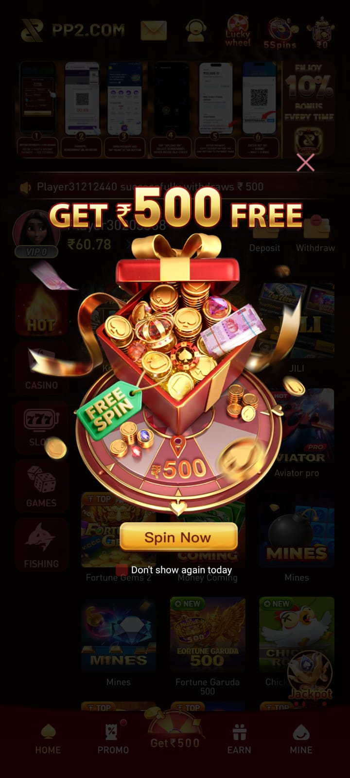pp2 App Bonus
